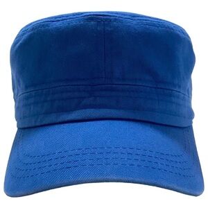 Pit Bull - Plain Blue Flat Top Cap